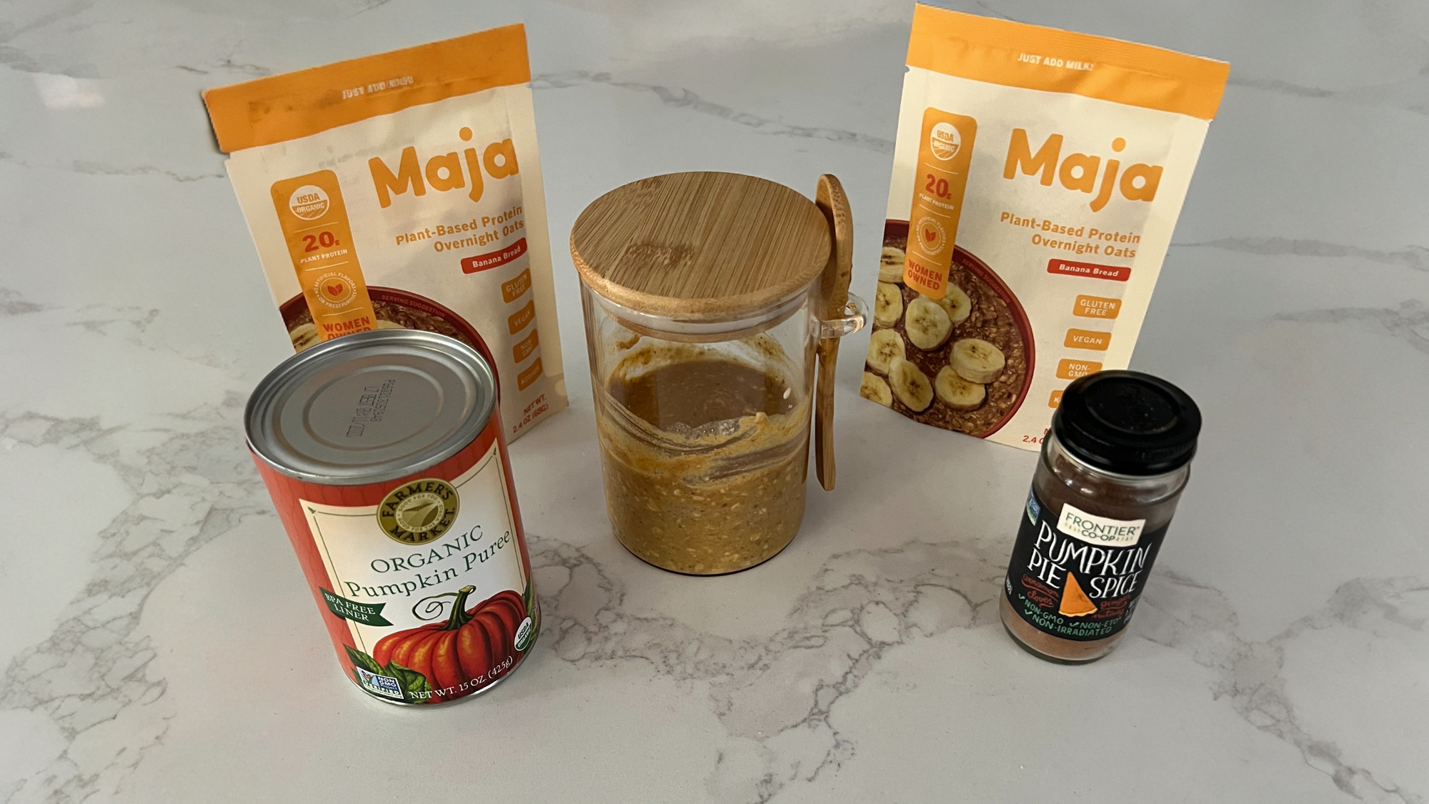 Pumpkin Spice Oat Ingredients - Maja