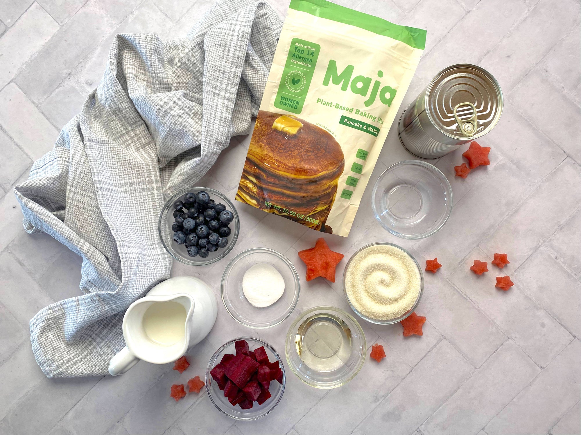 Maja Patriotic Crepe Ingredients