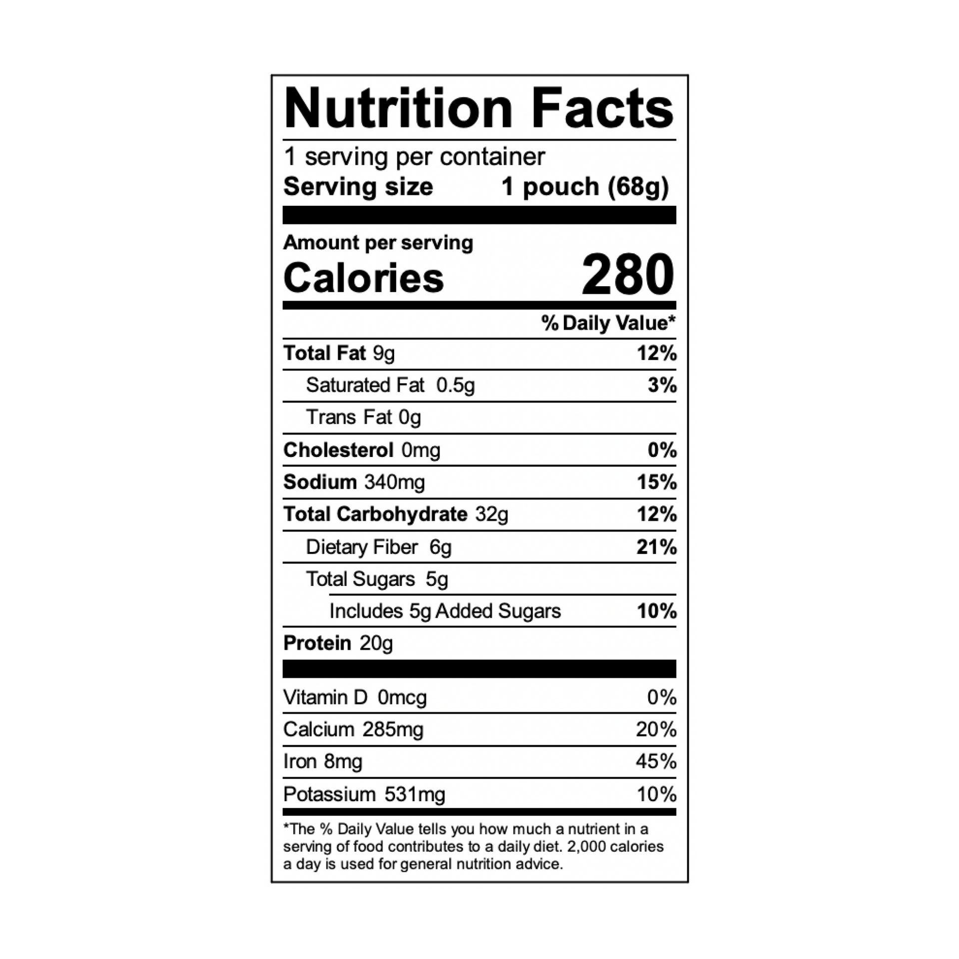 Banana Bread Overnight Oats Single Serve Pouch Maja